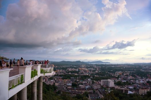 Khao Rang Hill sunset, you can see the Phuket town under your feet, very nice view point of sunset, many tourist visit here on sunset. Here have 2 restaurants, Tungka Cafe and Khao Rang Breeze, you can enjoy your cafe and the sunset together.