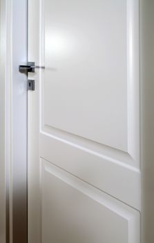 pad-printed white door closed, with handle