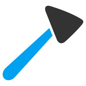 Neurologist Hammer raster icon. Style is bicolor flat symbol, blue and gray colors, rounded angles, white background.