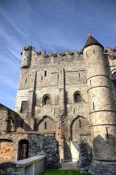 Ghent castle - tourism attraction i europe