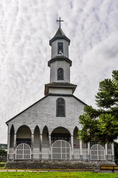 UNESCO World Heritage Wooden Church, Chiloe Island, Patagonia, Chile