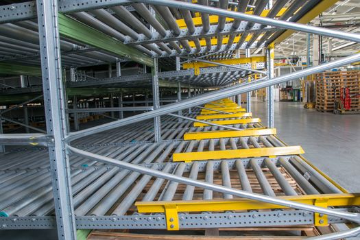 shelving gravity for pallets