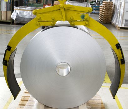 aluminum roll for press molding