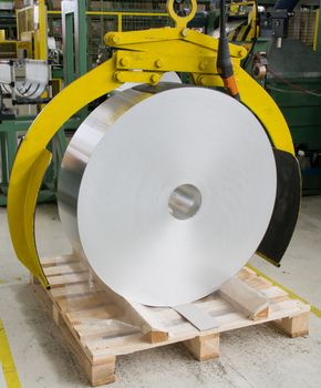 aluminum roll for press molding