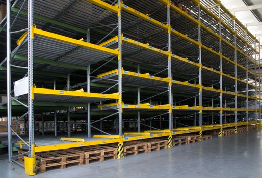 shelving gravity for pallets