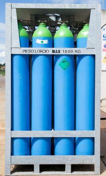 cylinders of refrigerant