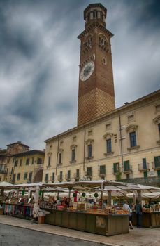 Lamberti's tower in Verona