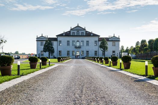 Ancient italian villa called Cornaro