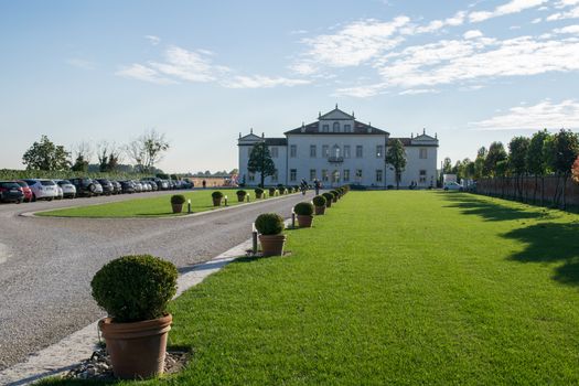 Ancient italian villa called Cornaro