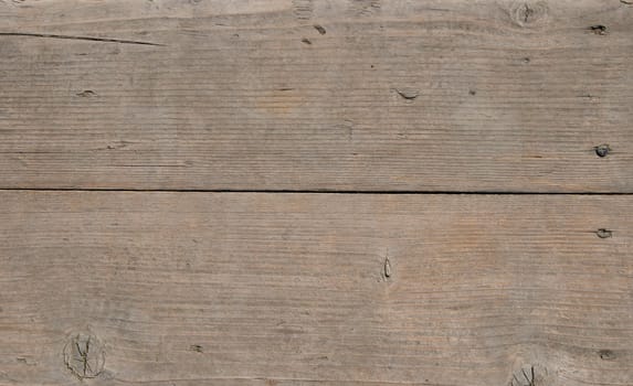 Old vintage rustic aged antique wooden sepia panel with horizontal gaps, planks and chinks