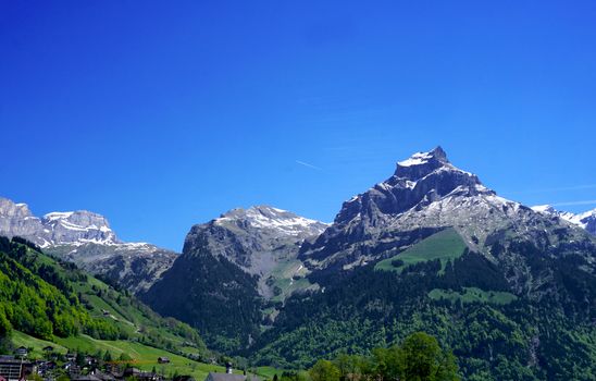 mountains and forest Engelberg, Switzerland