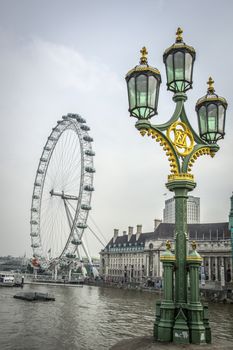 The London eye Millennium wheel