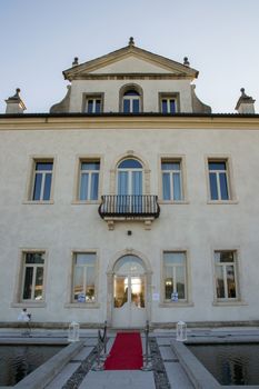 ZIMELLA, ITALY - OCTOBER 26: Villa Cornaro open for a wedding fair on Zimella Sunday, October 26, 2014. Villa Cornaro founded in the sixteenth century, built by the aristocratic Cornaro family.