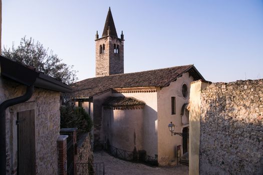 Santa Maria dei Domenicani is a small, 15th-century, Roman Catholic church, located inside the Scaliger walls near Piazza dell’Antenna in Soave, Italy.