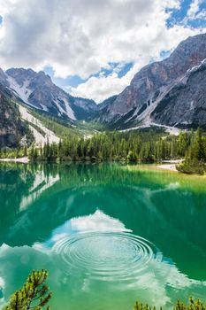 Braies lake, the most beautiful lake in Italy