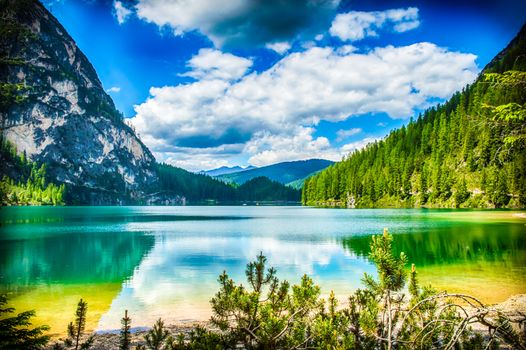 Braies lake, the most beautiful lake in Italy