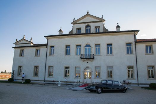 ZIMELLA, ITALY - OCTOBER 26: Villa Cornaro open for a wedding fair on Zimella Sunday, October 26, 2014. Villa Cornaro founded in the sixteenth century, built by the aristocratic Cornaro family.