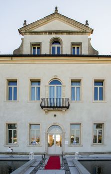 ZIMELLA, ITALY - OCTOBER 26: Villa Cornaro open for a wedding fair on Zimella Sunday, October 26, 2014. Villa Cornaro founded in the sixteenth century, built by the aristocratic Cornaro family.