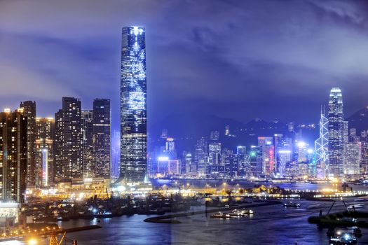 Hong Kong city at Night