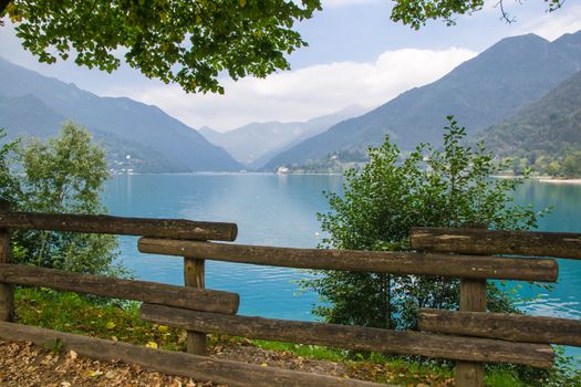 Ledro lake in Italy is called the blue lake