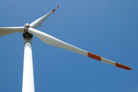 single wind turbine detail