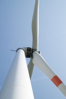single wind turbine detail