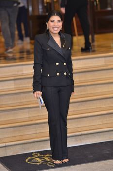FRANCE, Paris : Thailand princess Sirivannavari Nariratana enters InterContinental hotel in Paris on October 1st, 2015 for Paris Fashion week. 