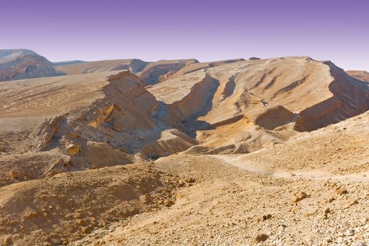 Rocky Hills of the Negev Desert in Israel