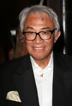 UNITED KINGDOM, London: Sir David Tang attends the joint launch of George Clooney's new tequila label, Casamigos Tequila, and Cindy Crawford's new book Becoming at the Beaumont Hotel in central London on October 1, 2015. 