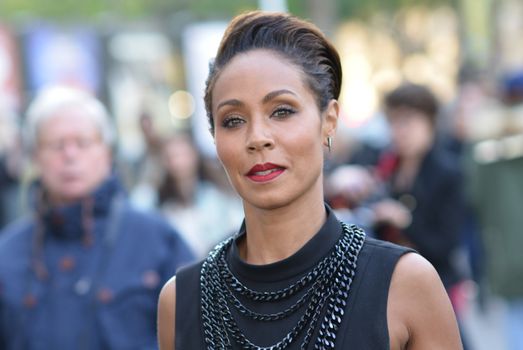 FRANCE, Paris: American actress Jada Pinkett Smith attends the Barbara Bui show as part of the Paris Fashion Week Womenswear Spring/Summer 2016 on October 1, 2015 in Paris, France.