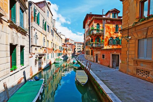 The Narrow Canal - the Street in Venice