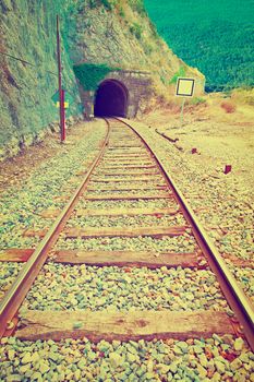  Old Railway in the Pyrenees, Instagram Effect
