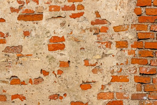 Background of brick wall texture,old brick wall in a background image