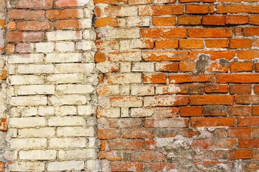 Background of brick wall texture,old brick wall in a background image