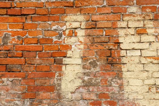 Background of brick wall texture,old brick wall in a background image