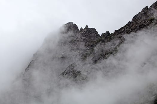 Carpathian Mountains in the High Tatra in Slovakia