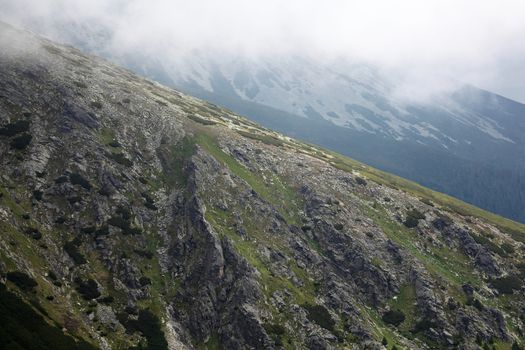 Carpathian Mountains in the High Tatra in Slovakia