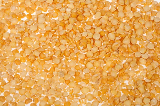 Brown rice on an isolated studio background
