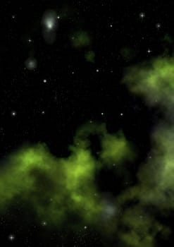 Star field in space a nebulae and a gas congestion. "Elements of this image furnished by NASA".