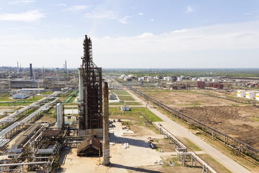 Industrial of refinery tower for making gasoline