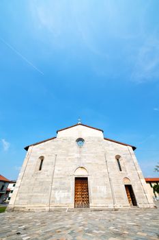 column old architecture in italy europe milan     religion and sunlight