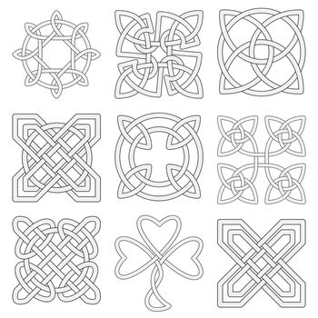 Collection of Celtic knots for use in your creative projects