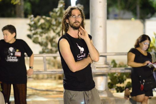 ISRAEL, Tel Aviv: An estimated 10,000 people marched in Tel Aviv for animal rights on October 3, 2015. 	In the largest-ever protest in Israel and the third annual protest under the name The Animal Rights March various struggles concerning animal protection united: wild life, animal testing, fur, street cats and dogs, and farm animals. 