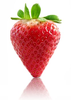Strawberry isolated over a white background 