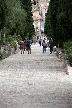 Calvary Steps at Pollensa, Mallorca, Spain 