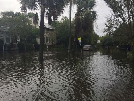 UNITED-STATES, Charleston : Heavy rains dropped nearly 17 inches on the state capital of Charleston in a 17 hour span when catastrophic floods ravaged much of South Carolina on October 4, 2015. At least nine people died in South Carolina as a result of the flooding and one person has died in neighboring North Carolina. The storms also left some 30,000 residents without power and shut down many major roads. Governor Nikki Haley called the rains the worst in 1,000 years. 