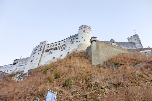 famous Hohensalzburg Fortress in Salzburg, Salzburger Land, Austria
