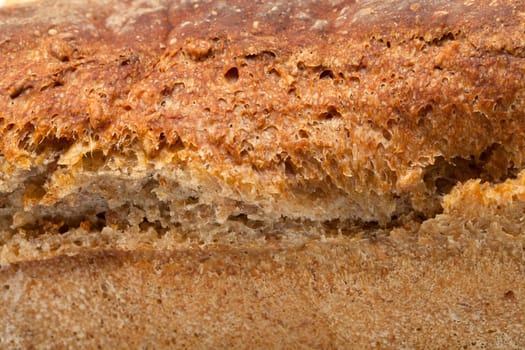  loaves of bread traditionally roasted.  Background. Close up. 