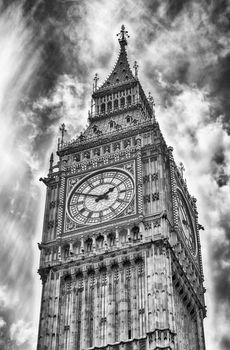 The Big Ben, Houses of Parliament, London, UK