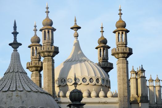 Roof and spires of Brighton Pavilion